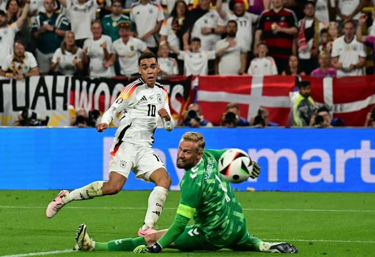 Alemania vence a Dinamarca y clasifica a cuartos de final de la Euro